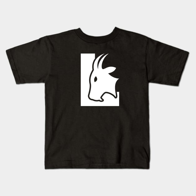 White Goat Kids T-Shirt by Lehjun Shop